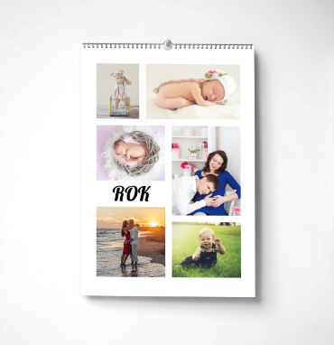 Nástěnný měsíční fotokalendář již od 189 Kč | printmall.cz - Bílý