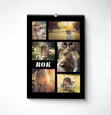 Nástěnný měsíční fotokalendář již od 189 Kč | printmall.cz - Černý