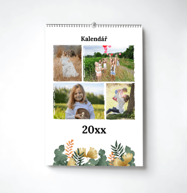 Nástěnný měsíční fotokalendář již od 189 Kč | printmall.cz - Flower