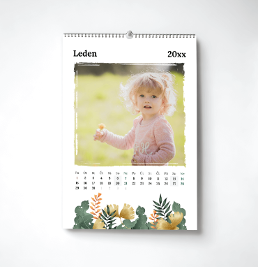 Nástěnný měsíční fotokalendář již od 189 Kč | printmall.cz - Flower