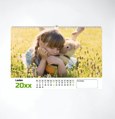 Nástěnný měsíční fotokalendář již od 189 Kč | printmall.cz - Tako