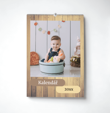 Nástěnný měsíční fotokalendář již od 189 Kč | printmall.cz - Wood