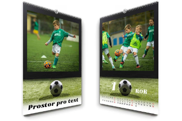 Nástěnný měsíční fotokalendář již od 169 Kč | printmall.cz - Fotbal