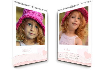 Nástěnný měsíční fotokalendář již od 169 Kč | printmall.cz - Pink