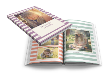 Vytvořte si fotoknihu A4 v pevné vazbě plnou Vašich zážitků! | printmall.cz - Pruhovaná