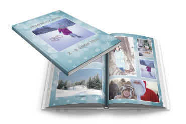 Vytvořte si fotoknihu A4 v pevné vazbě plnou Vašich zážitků! | printmall.cz - Zimní vločka