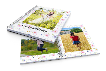 Vytvořte si kroužkovou fotoknihu A4 z Vašich vlastních fotek | printmall.cz - Floral