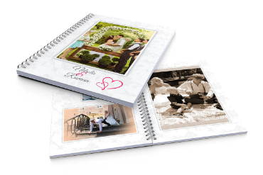 Vytvořte si kroužkovou fotoknihu A5 z Vašich vlastních fotek | printmall.cz - Svatební