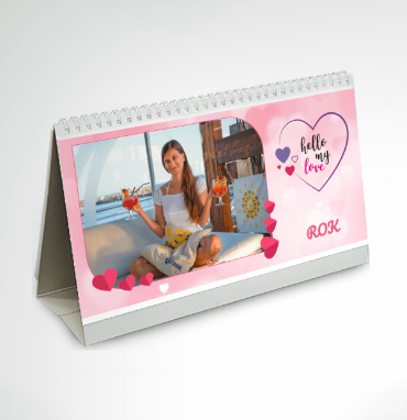 Stolní fotokalendář již od 239 Kč | printmall.cz - Love