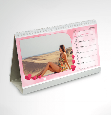 Stolní fotokalendář již od 239 Kč | printmall.cz - Love
