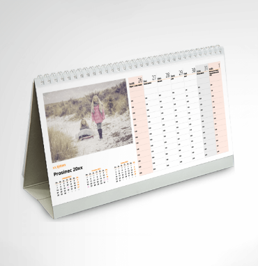 Stolní fotokalendář již od 239 Kč | printmall.cz - Note