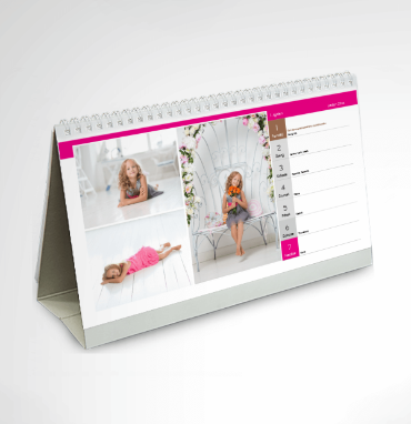 Stolní fotokalendář již od 239 Kč | printmall.cz - Purpurový