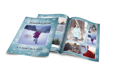 Vytvořte si sešitovou fotoknihu A4 z Vašich zážitků! | printmall.cz - Zimní vločka